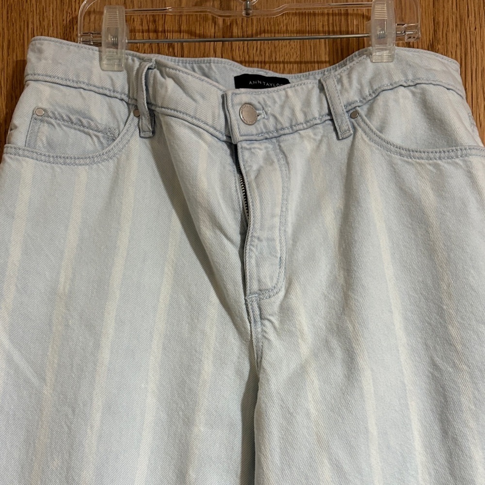Ann Taylor Light Blue Denim Pants - Picture 3 of 6